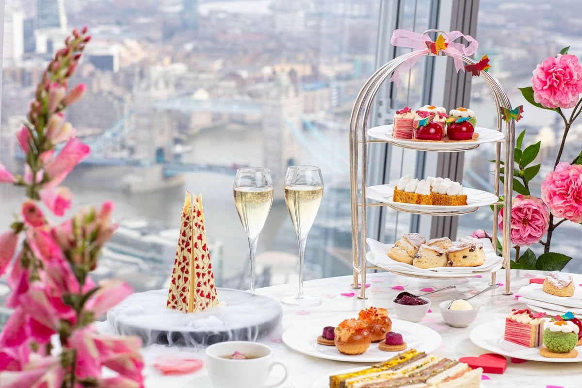 The View from The Shard and Champagne Afternoon Tea